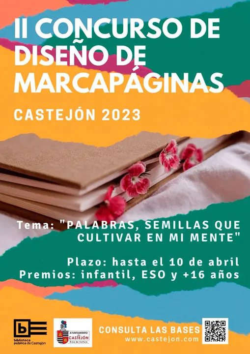 II Concurso de dise&ntilde;o de marcap&aacute;ginas 2023 en Castej&oacute;n