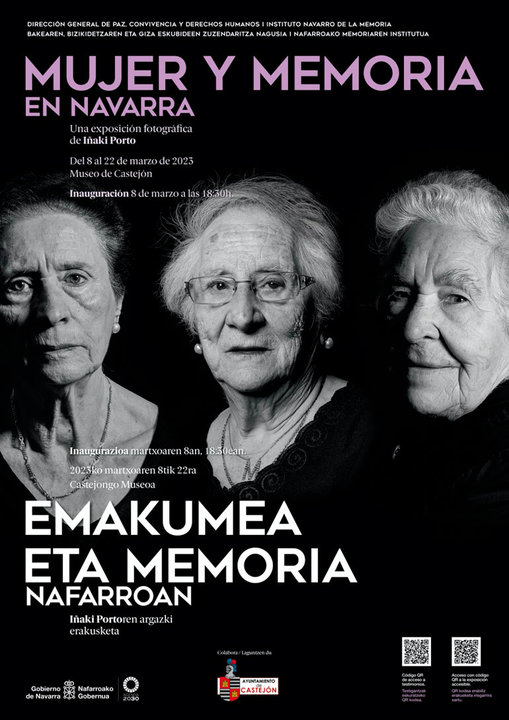 Exposición en Castejón ‘Mujer y Memoria en Navarra’