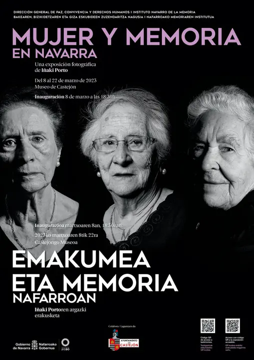 Exposici&oacute;n en Castej&oacute;n &lsquo;Mujer y Memoria en Navarra&rsquo;