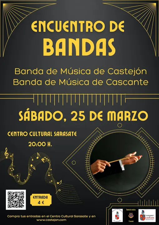 Encuentro de Bandas en Castej&oacute;n Banda de M&uacute;sica de Castej&oacute;n y Banda de M&uacute;sica de Cascante