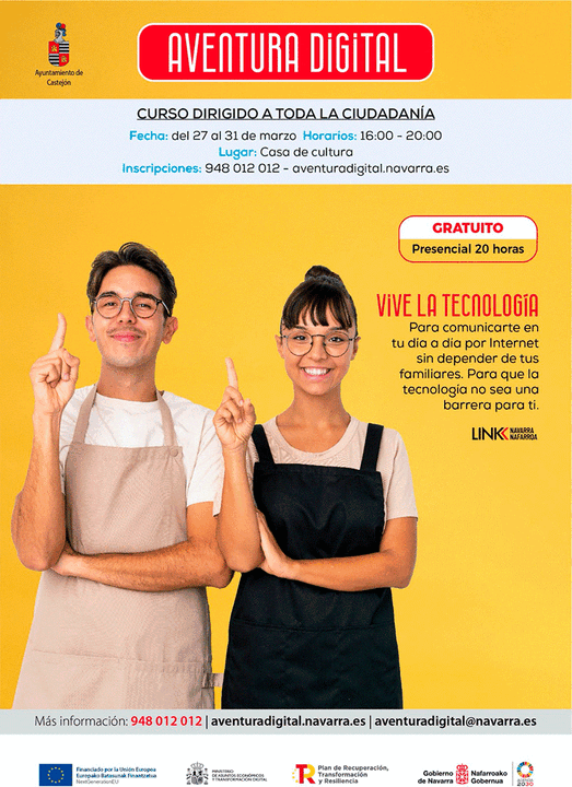 Cursos de nuevas tecnolog&iacute;as en Castej&oacute;n &lsquo;Aventura Digital&rsquo;