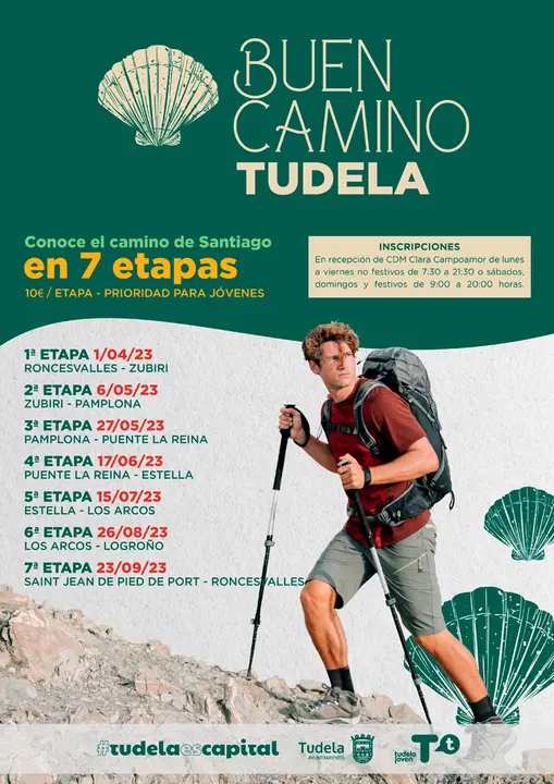 Etapas &lsquo;Buen Camino de Santiago&rsquo; 2023 en Tudela