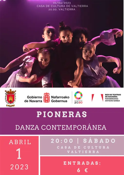 Danza contempor&aacute;nea en Valtierra &lsquo;Pioneras&rsquo;