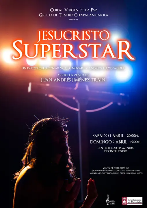 Espect&aacute;culo en Cintru&eacute;nigo &lsquo;Jesucristo Superstar&rsquo; con la Coral Virgen de La Paz y el grupo de teatro Chapalangarra