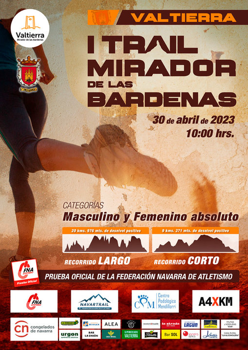 I Trail Mirador de las Bardenas 2023 en Valtierra