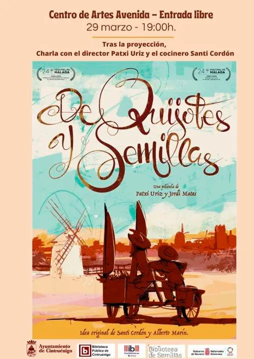 Proyecci&oacute;n y charla en Cintru&eacute;nigo &lsquo;De Quijotes y Semillas&rsquo;