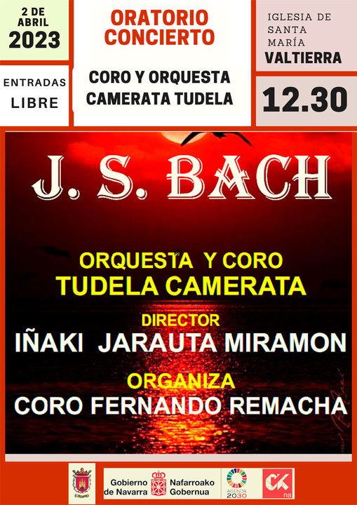 Concierto en Valtierra a cargo de la Orquesta y Coro Tudela Camerata