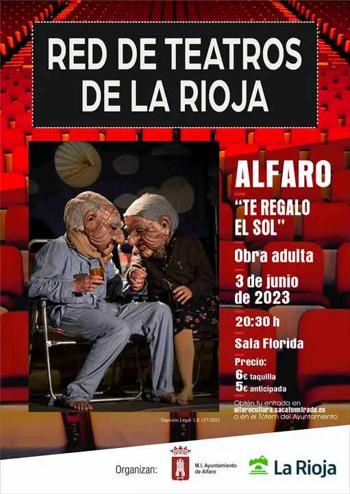 Red de Teatros de La Rioja en Alfaro &lsquo;Te regalo el sol&rsquo;