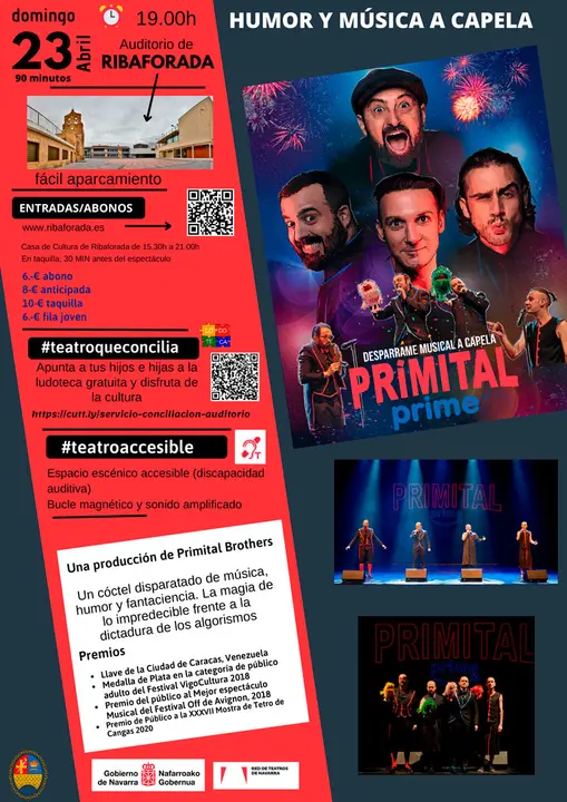 Espect&aacute;culo en Ribaforada &lsquo;Primital prime&rsquo;