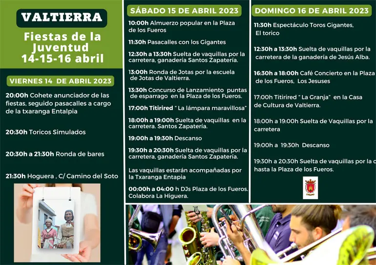 Fiestas de la juventud 2023 en Valtierra