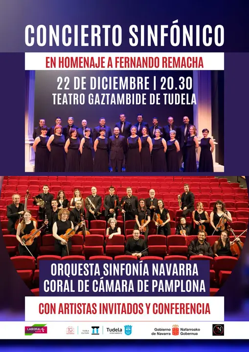 Concierto Sinf&oacute;nico en Tudela en homenaje a Fernando Remacha