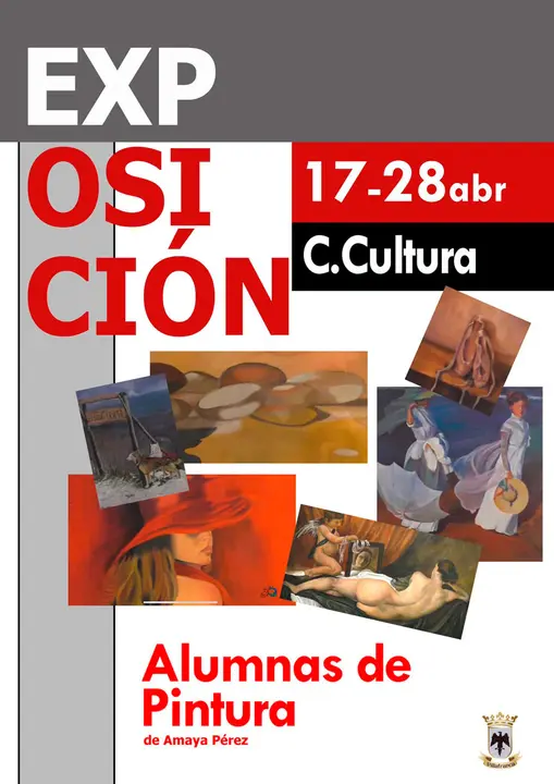 Exposici&oacute;n en Villafranca de las alumnas de pintura de Amaya P&eacute;rez