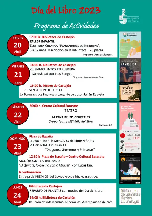 D&iacute;a del Libro 2023 en Castej&oacute;n