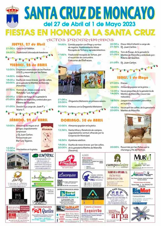 Fiestas en honor a la Santa Cruz 2023 en Santa Cruz de Moncayo