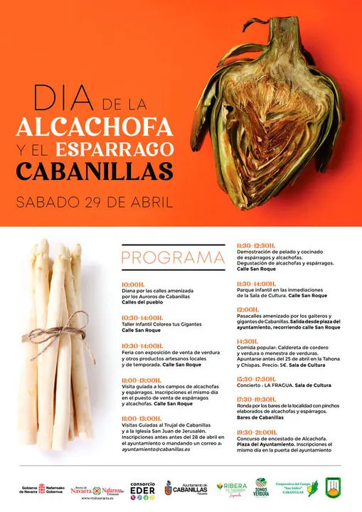 VI D&iacute;a de la Alcachofa y el Esp&aacute;rrago 2023 en Cabanillas