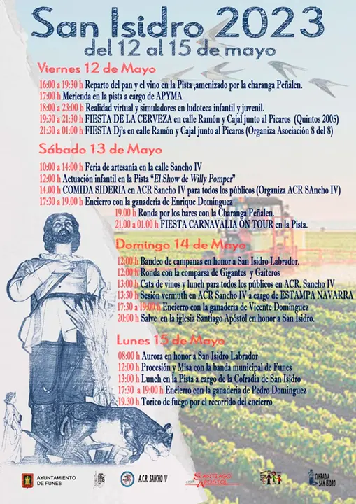 Fiestas de San Isidro 2023 en Funes