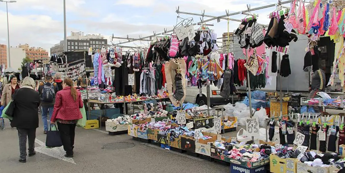 mercadillo venta ambulante Huesca