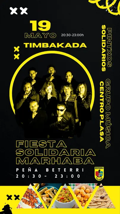 Fiesta solidaria en Tudela Marhaba