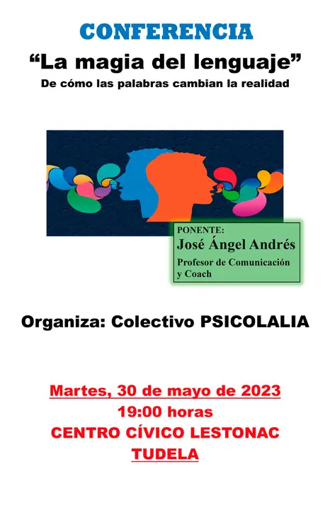 Conferencia en Tudela &lsquo;La magia del lenguaje&rsquo;