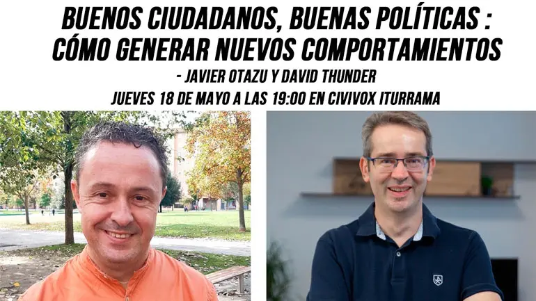 Conferencia en Pamplona &lsquo;Buenos ciudadanos, buenas pol&iacute;ticas&rsquo;