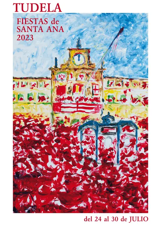 El cartel &lsquo;Comienzan las Fiestas&rsquo; de Ignacio Gonz&aacute;le, ilustrar&aacute; las fiestas de Santa Ana 2023 de Tudela