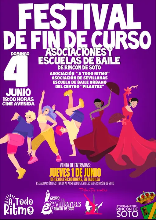 Festival de fin de curso de las Asociaciones y Escuelas de baile 2023 en Rinc&oacute;n de Soto