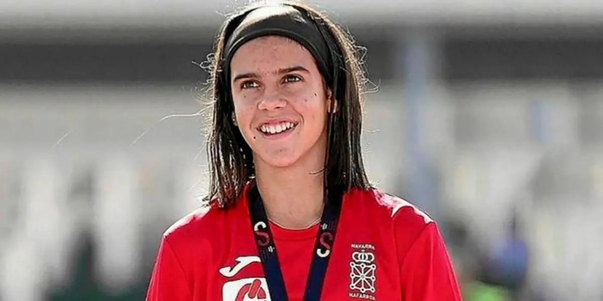 La alumna del IES Alhama de Corella Mar&iacute;a Aldu&aacute;n compagina su actividad escolar con el deporte a trav&eacute;s del Club Ribera Atl&eacute;tico