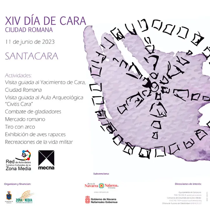 XIV D&iacute;a de Cara, Ciudad Romana 2023 en Santacara
