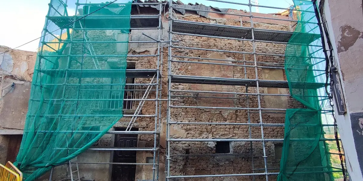 Tarazona Obras actuales de ejecuci&oacute;n subsidiaria en Calle San Ni&ntilde;er 1