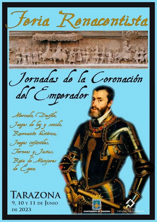 Feria renacentista &lsquo;Jornadas de la Coronaci&oacute;n del Emperador&rsquo; 2023 en Tarazona