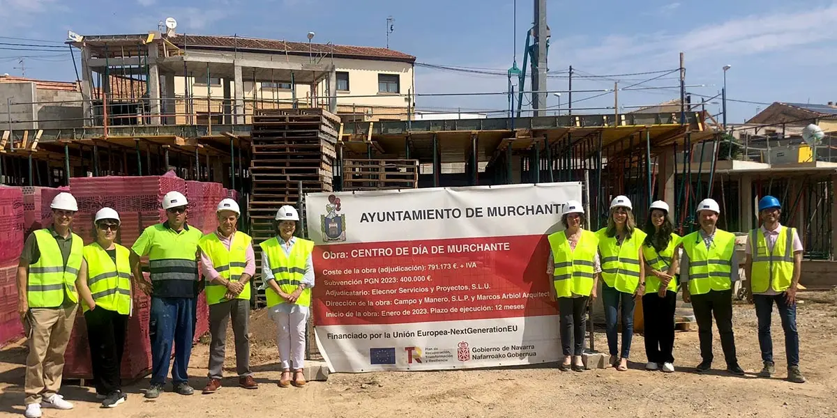 Murchante centro de d&iacute;a obras