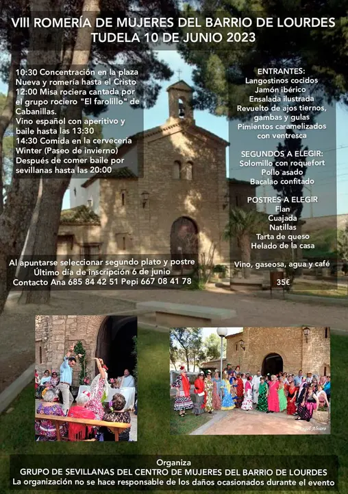 VII Romer&iacute;a de mujeres del Barrio de Lourdes de Tudela