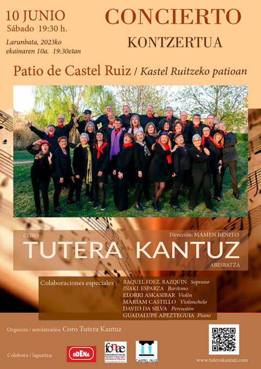 Concierto en Tudela del Coro Tutera Kantuz
