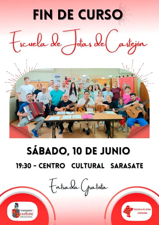 Concierto Fin de Curso en Castej&oacute;n de la Escuela de Jotas