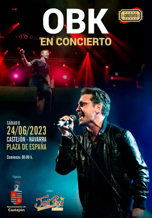 Concierto en Castej&oacute;n de OBK
