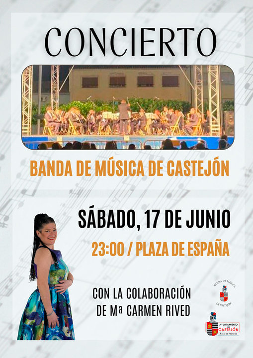 Concierto de verano en Castejón a cargo de la Banda de Música