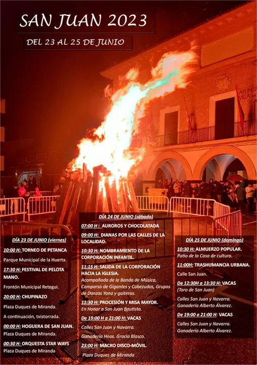 Fiestas de San Juan 2023 en Cortes