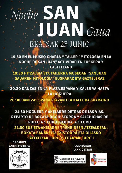 Noche de San Juan 2023 en Castejón