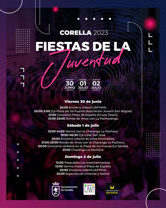 Fiestas de la juventud 2023 en Corella