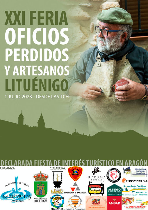 XXI Feria de oficios perdidos y artesanos 2023 en Lituénigo
