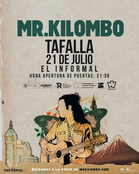 Concierto en Tafalla de Mr. Kilombo