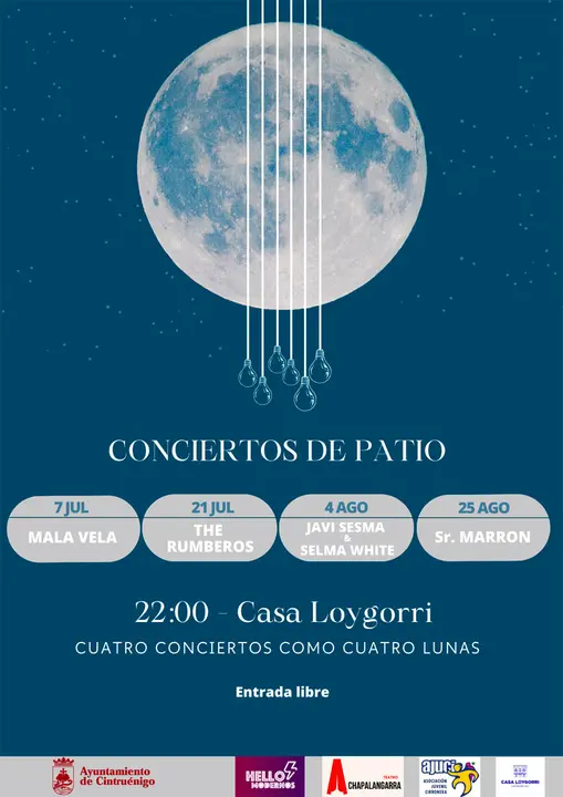 Conciertos de patio 2023 en Cintru&eacute;nigo