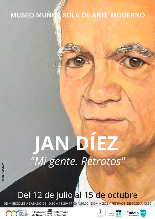 Exposición de pintura en Tudela ‘Mi gente. Retratos’ de Jan Díez