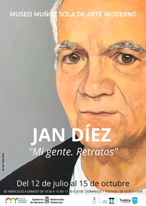 Exposici&oacute;n de pintura en Tudela &lsquo;Mi gente. Retratos&rsquo; de Jan D&iacute;ez