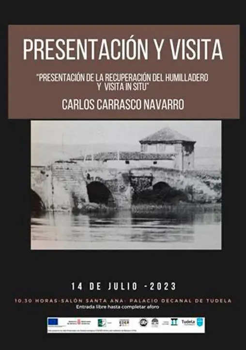 Presentaci&oacute;n en Tudela de la recuperaci&oacute;n del Humilladero y visita in situ