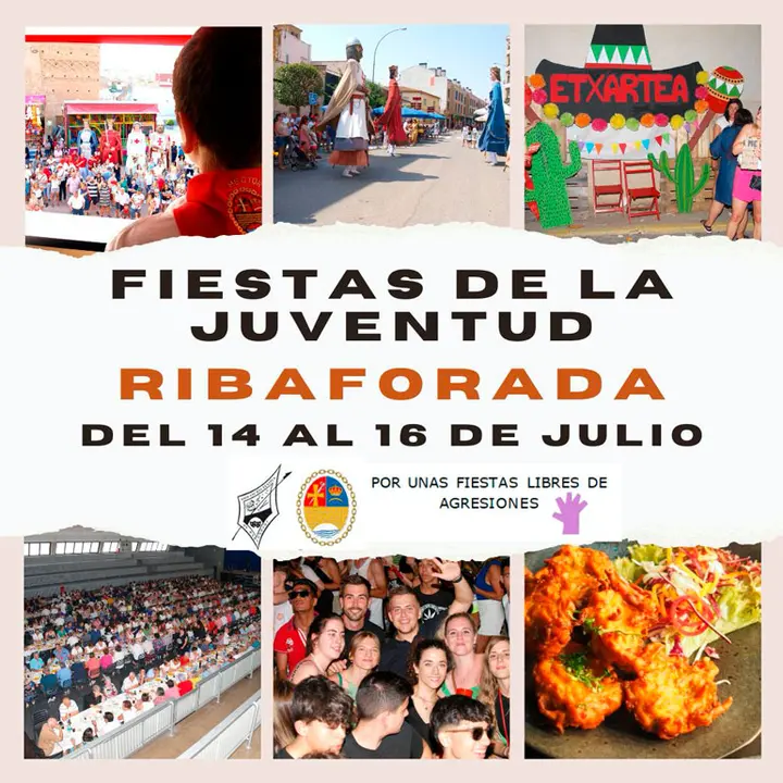 Programa de Fiestas de la juventud 2023 en Ribaforada