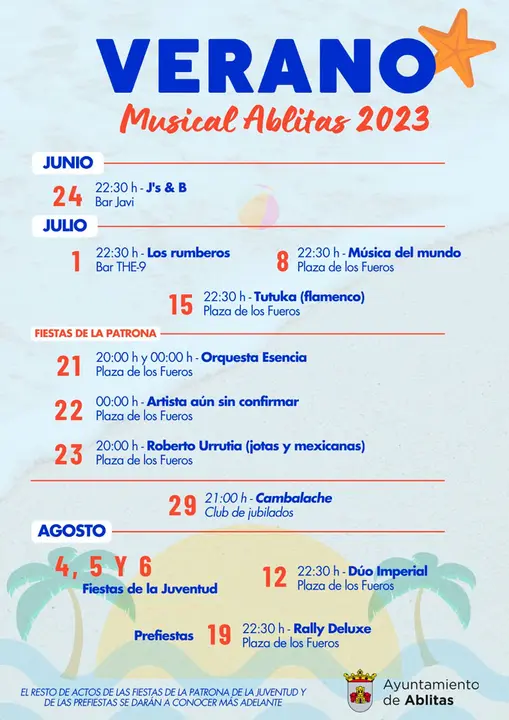 Verano Musical 2023 en Ablitas