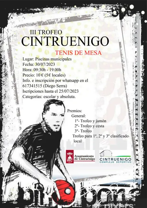 III Trofeo de tenis de mesa 2023 en Cintru&eacute;nigo
