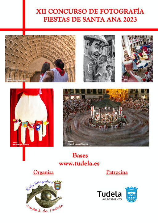 XII Concurso de Fotografía Fiestas de Santa Ana 2023 en Tudela