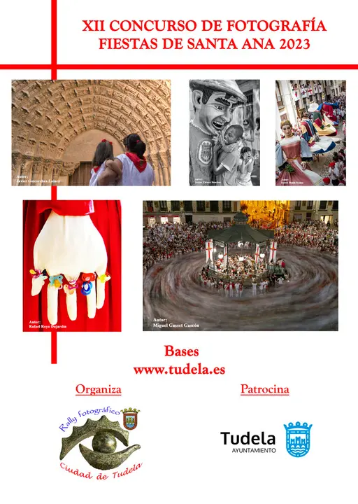 XII Concurso de Fotograf&iacute;a Fiestas de Santa Ana 2023 en Tudela